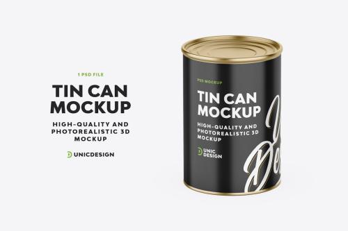 Tin Can Mockup