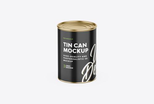 Tin Can Mockup