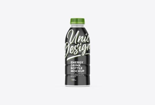 Energy Drink Bottle Mockup