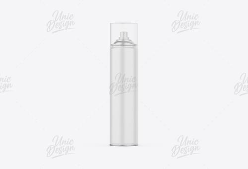 Hair Spray Bottle Mockup