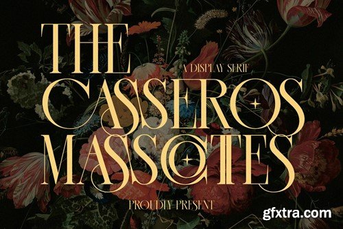 CASSEROS MASSCOTTES Ligature Serif Typeface V855SD4