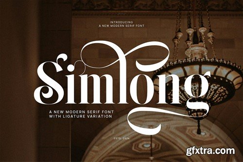 Simlong - Elegant Serif Font NHU9X2Y