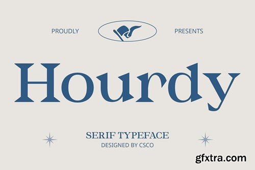 Hourdy – Serif Typeface GH2CSRE