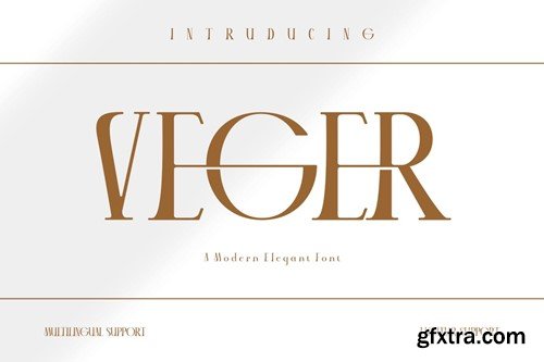 VEGER - Modern Elegant Font 2D8PL5V