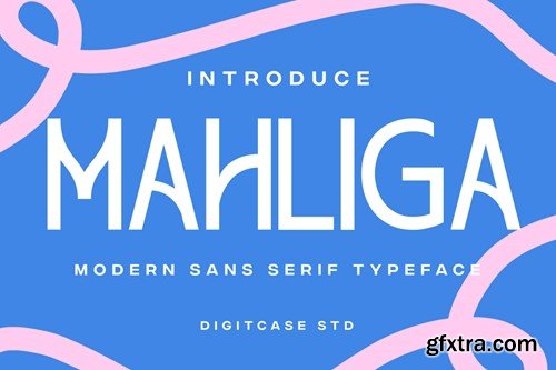 Mahliga - Modern Sans Serif Typeface KK5W2VE