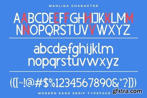 Mahliga - Modern Sans Serif Typeface KK5W2VE