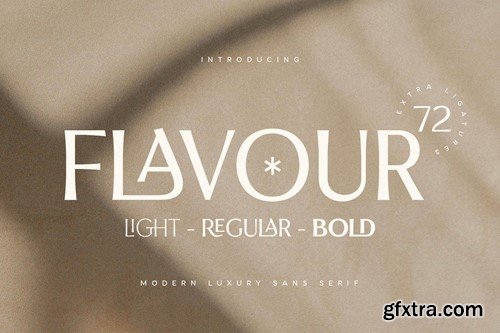 Flavour - Modern Luxury Sans Serif LV8E3MV