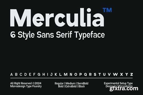 Merculia - Variable Family Sans Serif 8QYW4HJ