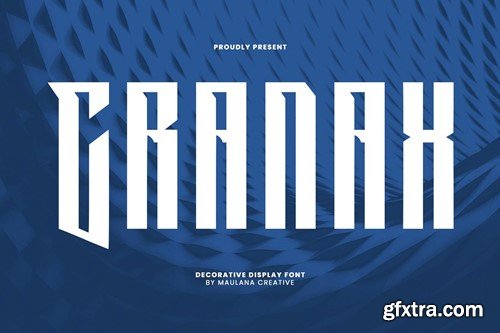 Cranax Decorative Display Font TRPHJDL