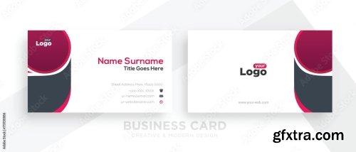 Business Card Template Design 20xAI