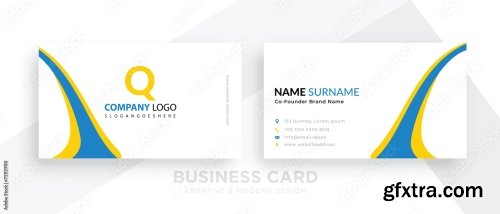 Business Card Template Design 20xAI