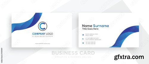 Business Card Template Design 20xAI