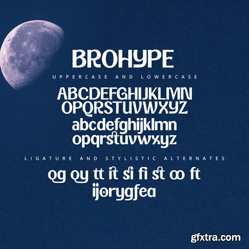 Brohype - Display Font BDUFRQT