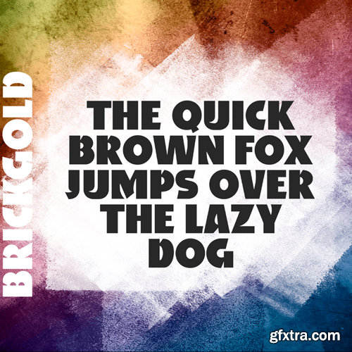 Brickgold - Bold Display Font 4K6EH2Y