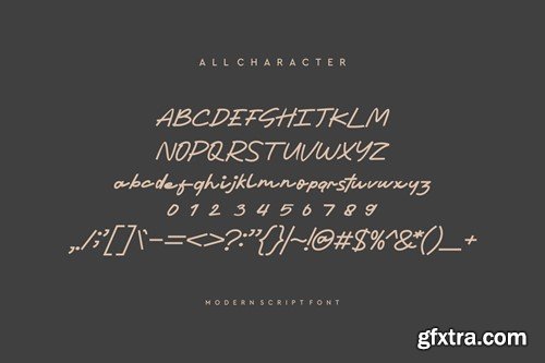 Keythink - Modern Script Font 93YXSN6