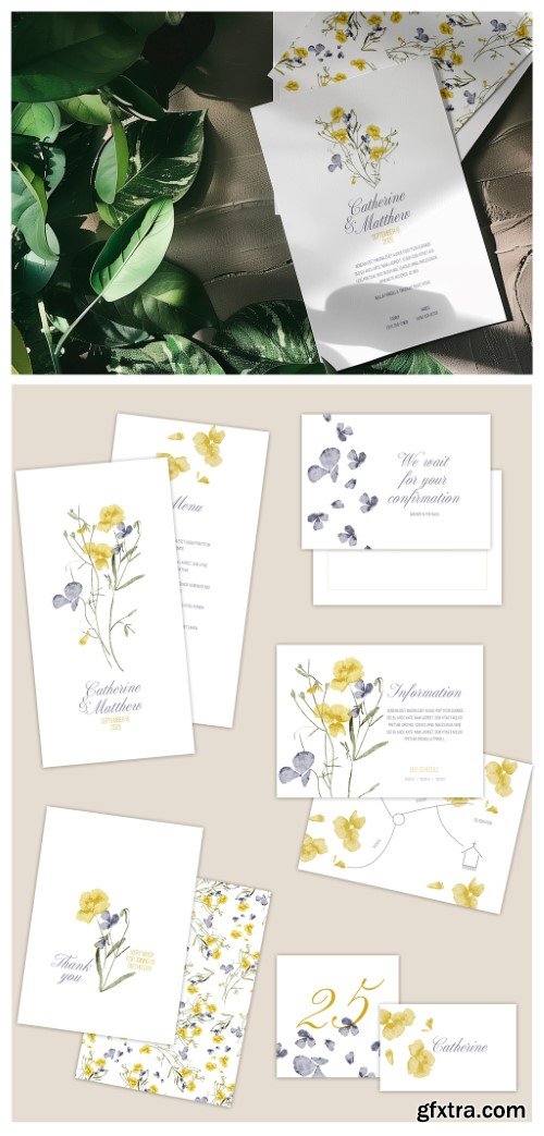 Stationery Wedding Classic Invitations