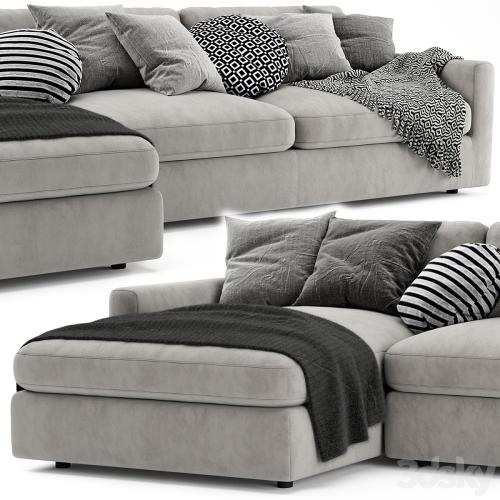 Linteloo Fabio Chaise Longue Sofa