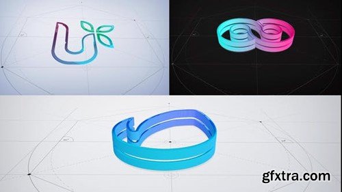 Videohive 3D Glossy Architecture Logo 23098497