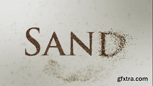 Videohive Particle Sand Logo Reveal 23765350