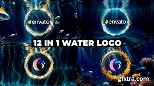 Videohive Underwater Abstract Logo Reveal 52556056