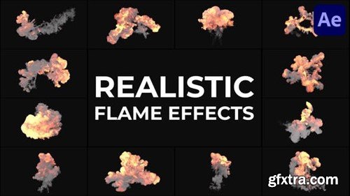 Videohive Realistic Flame Effects for After Effects 52553057