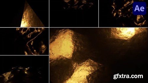 Videohive Golden Backgrounds for After Effects 52528191