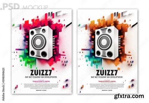 Music Dj And Nightclub Flyer 23 21xPSD