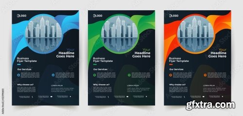 Business Flyer Template Design 21xAI