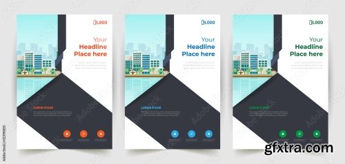 Business Flyer Template Design 21xAI