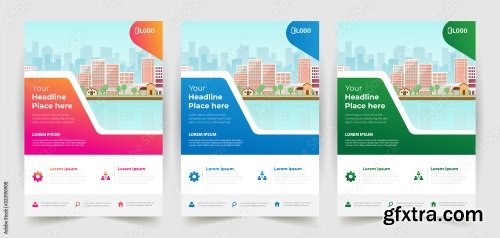 Business Flyer Template Design 21xAI