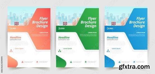 Business Flyer Template Design 21xAI