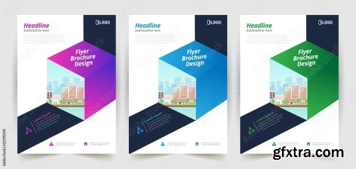 Business Flyer Template Design 21xAI