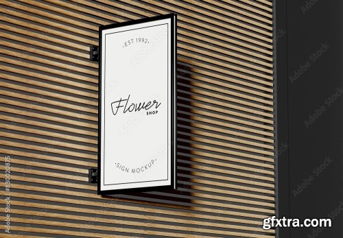 Sign Mockup 15xPSD