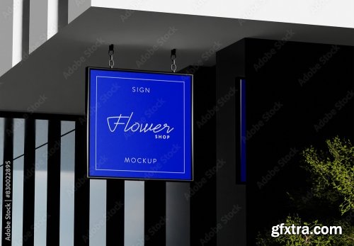 Sign Mockup 15xPSD