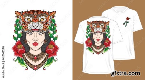 Balinese Tshirt Design 15xAI