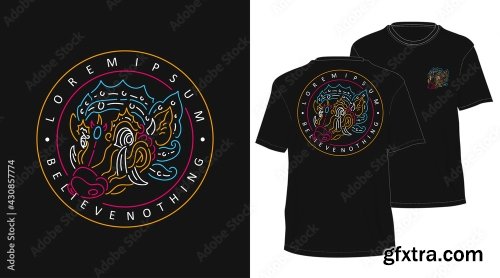 Balinese Tshirt Design 15xAI