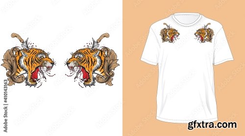 Balinese Tshirt Design 15xAI