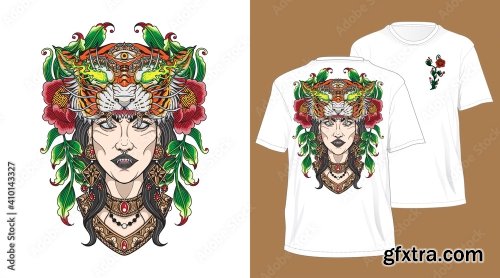 Balinese Tshirt Design 15xAI