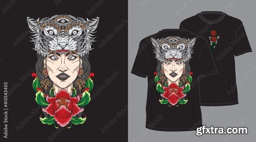 Balinese Tshirt Design 15xAI