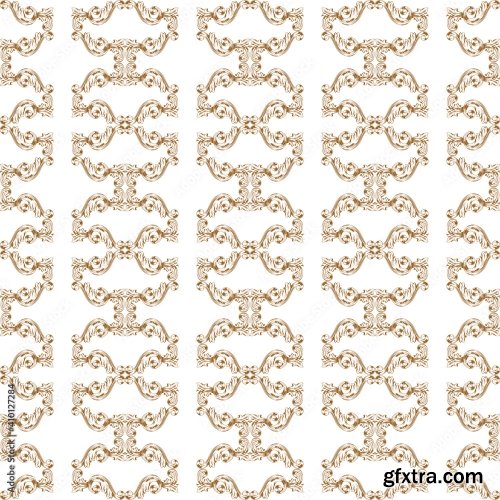 Hand Draw Decorative Background Pattern 11xAI