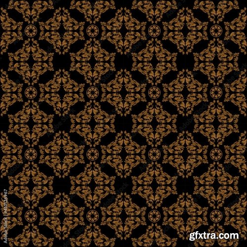 Hand Draw Decorative Background Pattern 11xAI