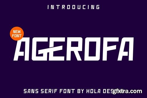 Agerofa - Sans Serif 3AFF6KK