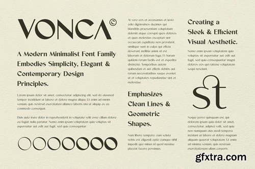 Vonca - Minimalist Font Family HW3XMU2