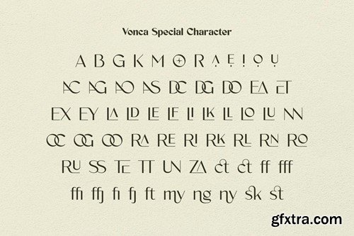 Vonca - Minimalist Font Family HW3XMU2