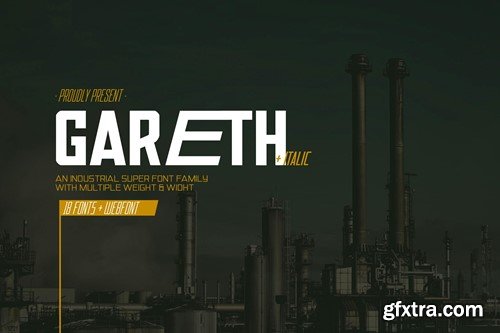 Gareth Font Family BPKQ73X