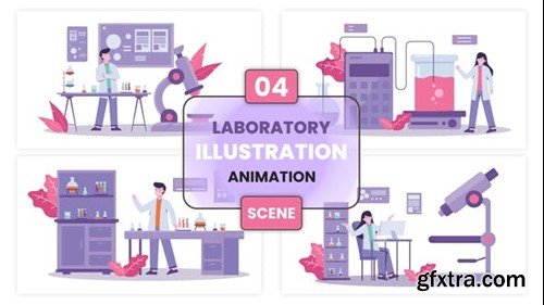 Videohive Medical Laboratory Illustration Scene 52609947