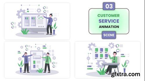 Videohive Customer Service Illustration Scene 52609877