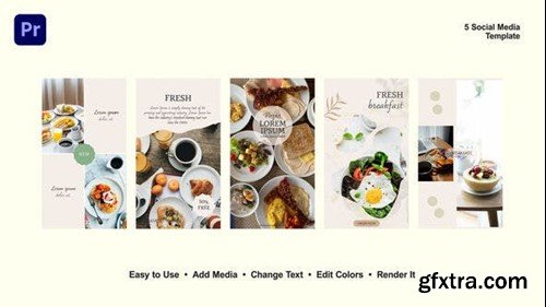 Videohive Breakfast Instagram Stories 52605801