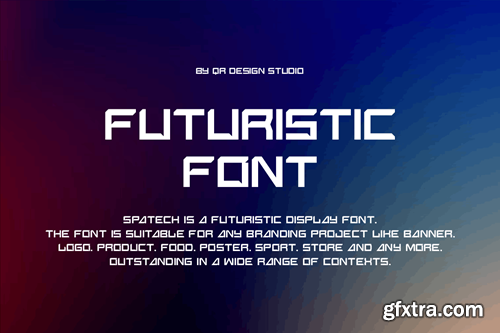 Spatech - Futuristic & Digital Font KXFZQ35