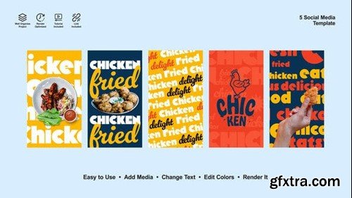 Videohive Chicken Instagram Stories 52605227